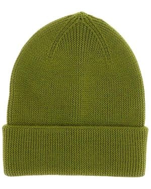 Pas Normal Studios Accessoires ,Groen ,Wol Off-Race Wool Knit Cap