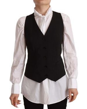 Dolce & Gabbana Waistcoats - Black