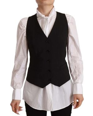 Dolce & Gabbana Vests - Black