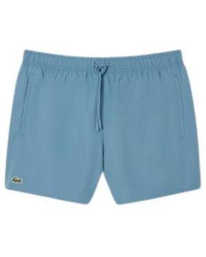 Lacoste Boxer Zwemshort Met Klein Logo - Blauw