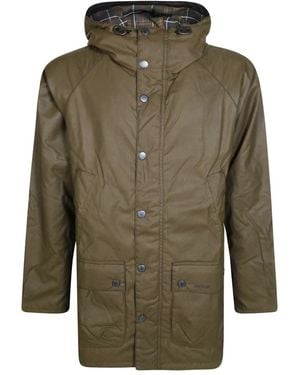 Barbour Bedale Wachs-Parka - Grün