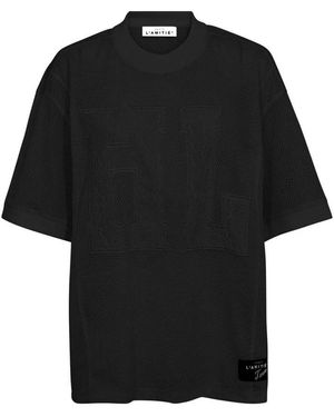 Haute L'Amitié Drift Hl Lace Tee - Zwart