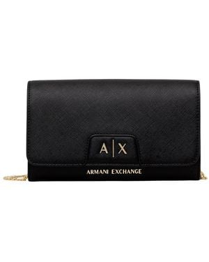 ARMANI EXCHANGE Tassen ,Zwart ,Polyester Envelope Clutch