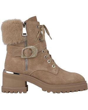 Alma En Pena. Winter Boots - Brown