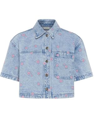 Kaffe Denim Shirts - Azul