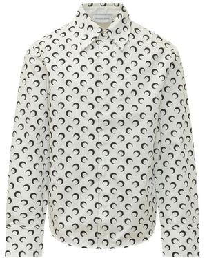 Marine Serre Casual Shirts - White