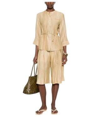 Yerse Cropped Trousers - Natural