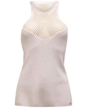 Guess Round-Neck Knitwear - Brown