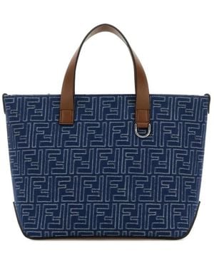 Fendi Tote Bags - Blauw