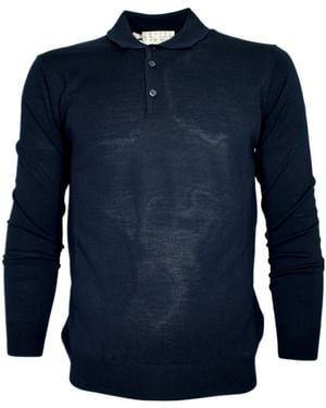 Cashmere Company Round-Neck Knitwear - Bleu