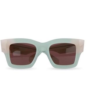 Jacquemus Rechteckige Sonnenbrille - Grün