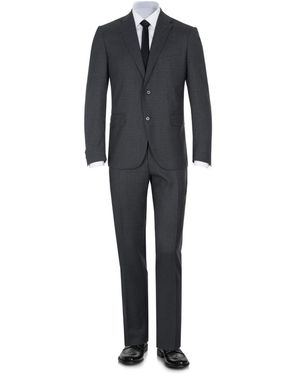 Corneliani Einreiher-Anzug - Schwarz