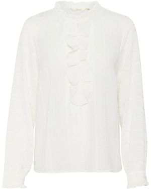 Cream Blouses - Wit