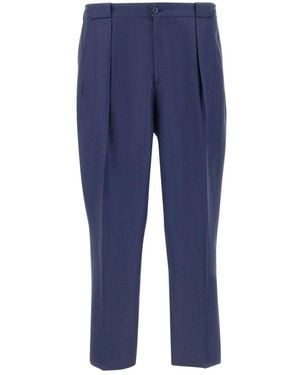 BRIGLIA Suit Trousers - Blue