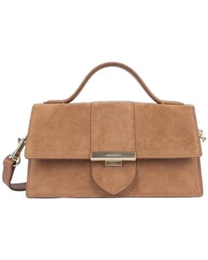 Lancaster Suède Ily Flap Bag - Braun
