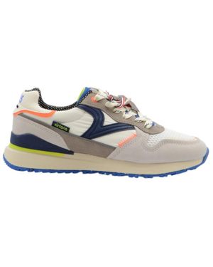 Victoria Schoenen ,Veelkleurig ,Suède 8802113 Sneaker - Blauw