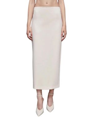 Patrizia Pepe Midi Skirts - Blanco