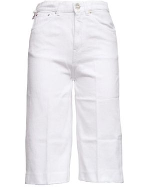 Dondup Korte Broeken ,Wit ,Katoen Delfine Bermuda Shorts