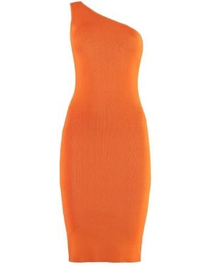 Yves Salomon Party Dresses - Orange
