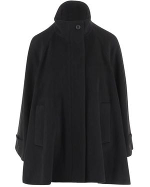 Tagliatore Ponchos - Black