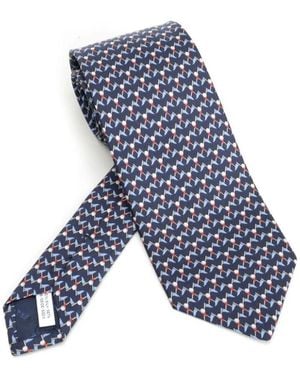Ferragamo Ties - Blu