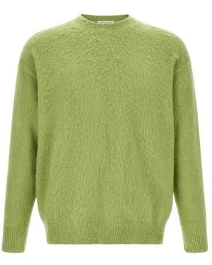 Roberto Collina Rundhals-Pullover - Grün