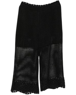IRO Cropped Trousers - Noir