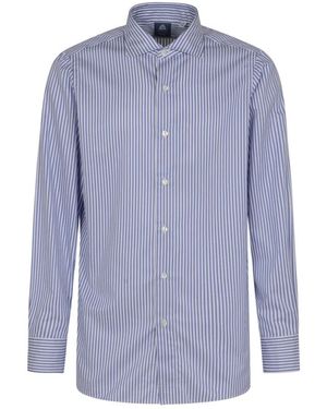 Finamore 1925 Casual Shirts - Bleu