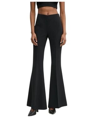 Twinset Wide Trousers - Negro