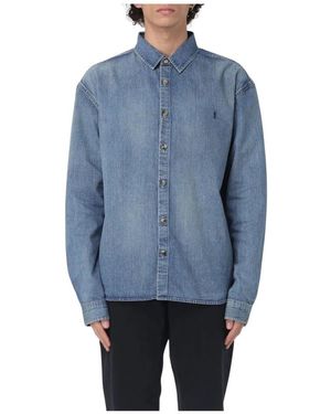 Saint Laurent Denim Shirts - Blue