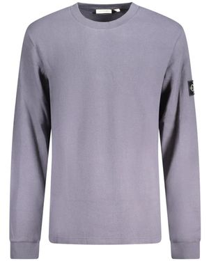 Calvin Klein Long Sleeve Tops - Blu