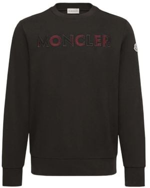Moncler Round-Neck Knitwear - Nero