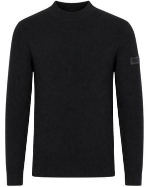 Barbour Round-Neck Knitwear - Negro