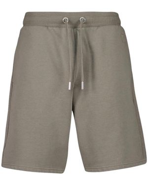 Ami Paris Graue Loopback Baumwollshorts