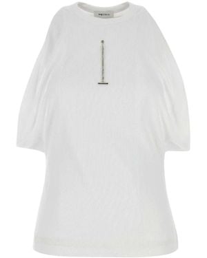 McQueen Round-Neck Strickwaren - Weiß