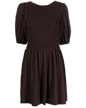 Ganni Short Dresses - Nero