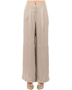 Michael Kors Wide Trousers - Neutro