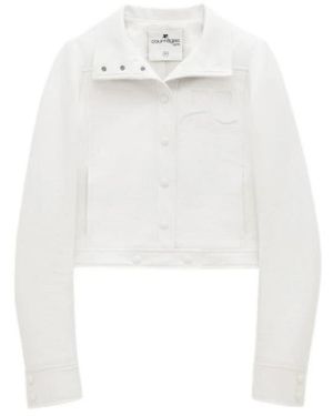 Courreges Réedition Vinyl Jacket - Wit