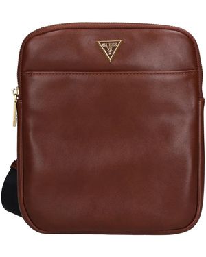 Guess Messenger Bags - Marrone