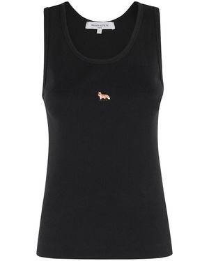 Maison Kitsuné Sleeveless Tops - Negro