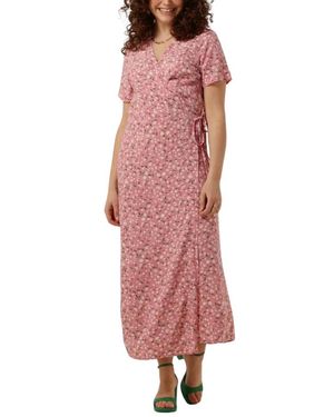 Object Elise Lange Wickelkleid - Pink