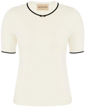 Valentino Garavani Round-Neck Knitwear - Neutro