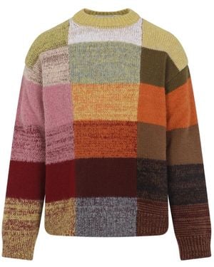 Dries Van Noten Round-Neck Knitwear - Rosso
