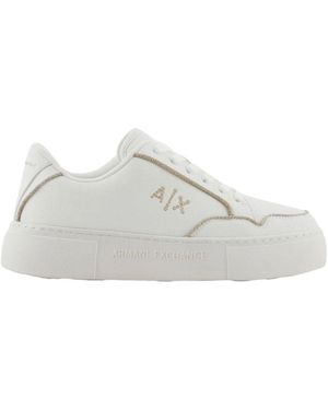 ARMANI EXCHANGE Weiße sportliche sneaker