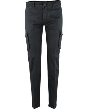 Kiton Slim-Fit Trousers - Blue