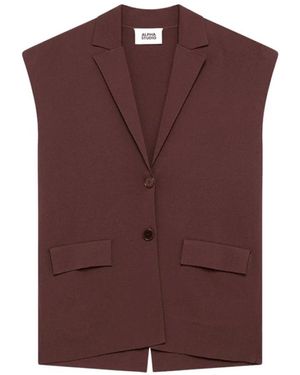 Alpha Studio Vests - Purple