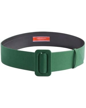 La DoubleJ Accessoires ,Groen ,Linnen Linnen Gevoerde Riem