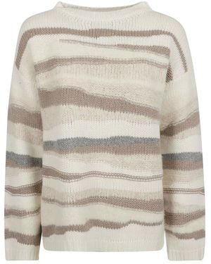 Fabiana Filippi Round-Neck Knitwear - Grigio
