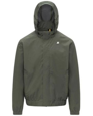 K-Way Jassen ,Groen ,Polyester Aurene Stretch 2L