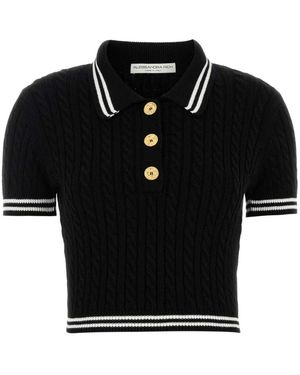 Alessandra Rich Polo Shirts - Negro